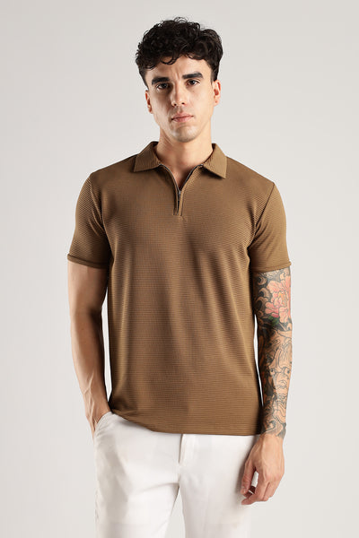Urban Zipper Polo - Amberwood